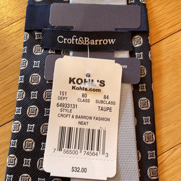 🎉HP🎉🆕 Croft & Barrow Tie - Picture 3 of 3